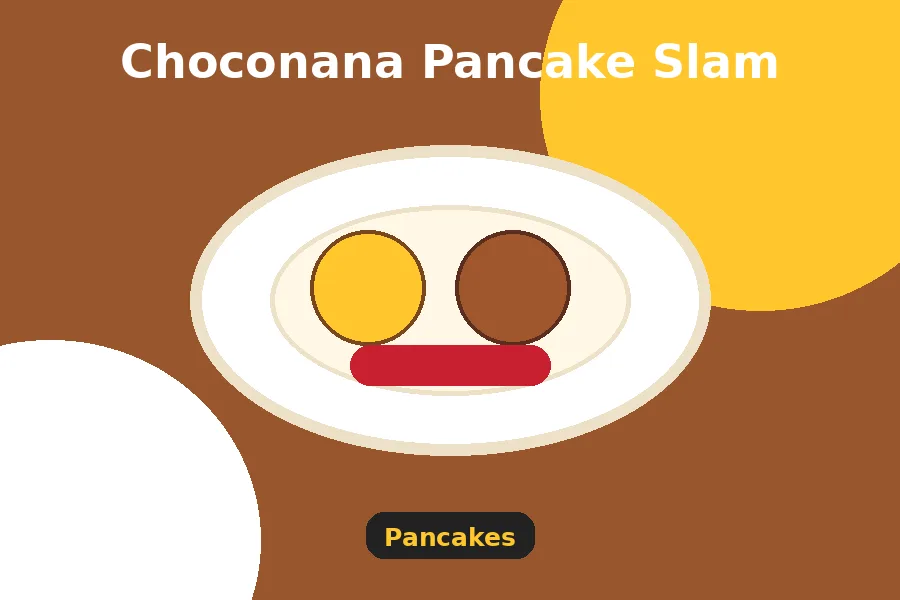 Choconana Pancake Slam menu guide image