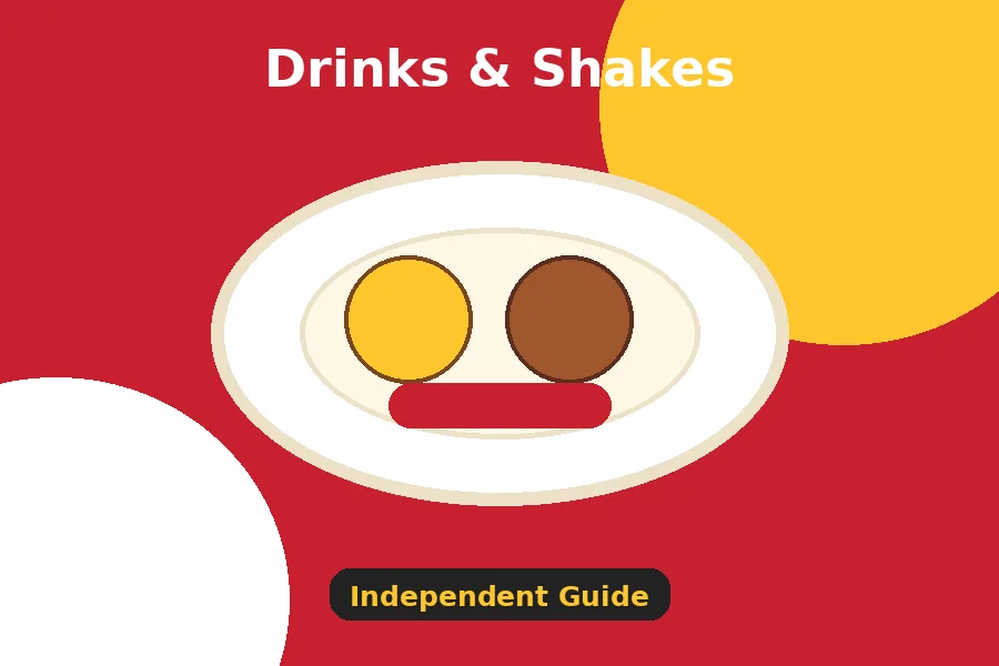 Denny's drinks and shakes category