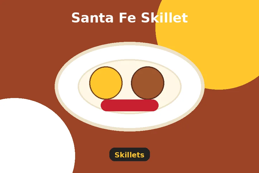 Santa Fe Skillet menu guide image