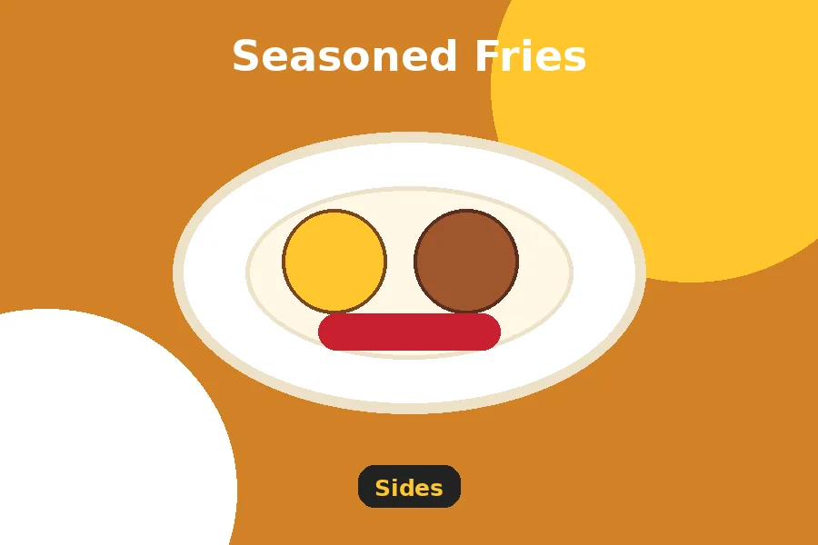 Seasoned Fries menu guide image